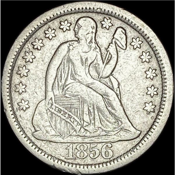 1856 Seated Liberty Dime ABOUT UNCIRCULATED