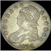 Image 1 : 1824 Capped Bust Half Dollar NEARLY UNCIRCULATED
