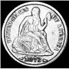 Image 1 : 1873 Arrows Seated Liberty Dime NEARLY UNCIRCULATED