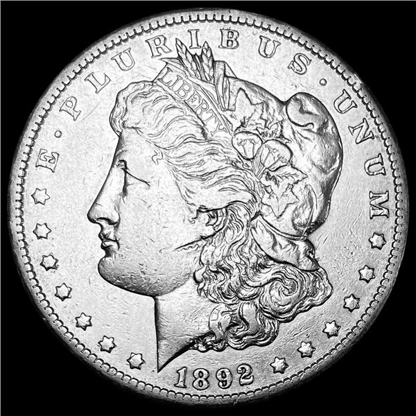 1892-CC Silver Morgan Dollar CLOSELY UNCIRCULATED