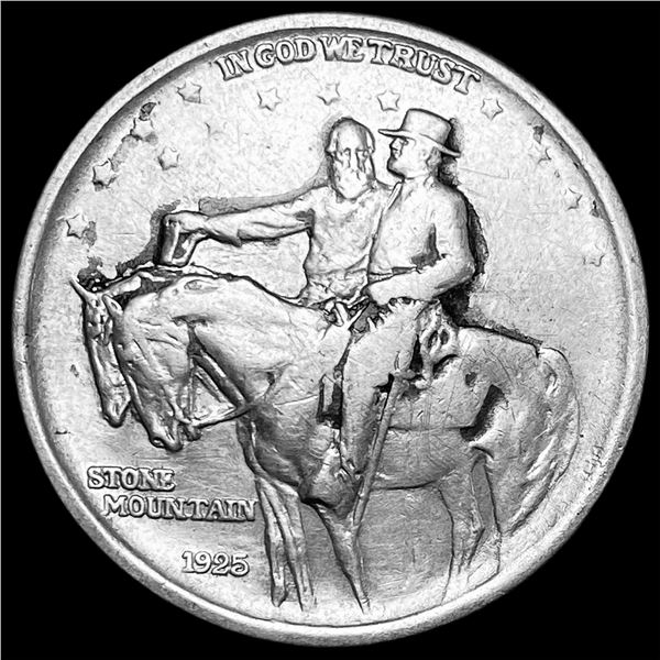 1925 Stone Mountain Half Dollar LIGHTLY CIRCULATED