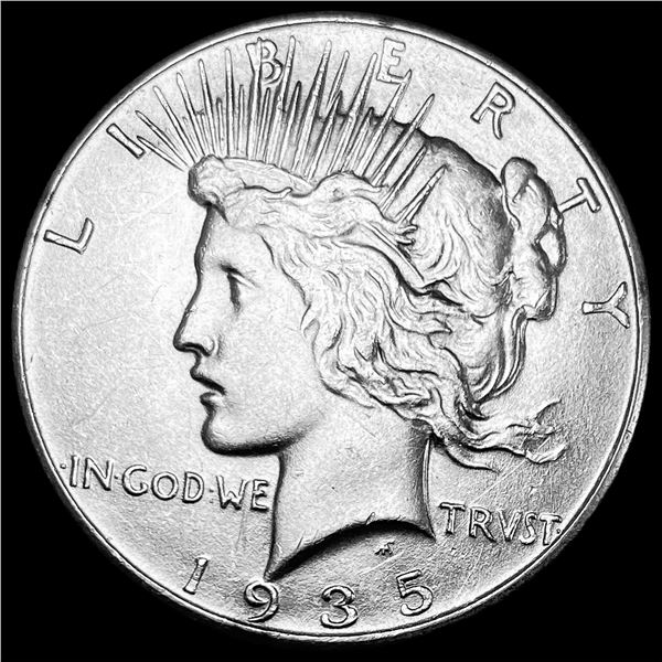 1935 Silver Peace Dollar CHOICE AU