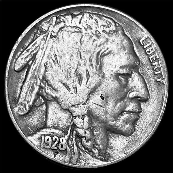 1928-S Buffalo Nickel NEARLY UNCIRCULATED