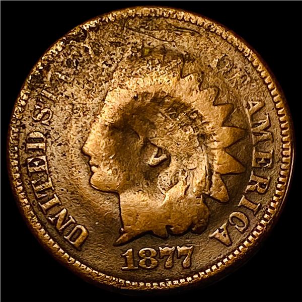 1877 Indian Head Cent NICELY CIRCULATED