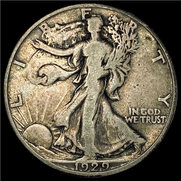 1929-S Walking Liberty Half Dollar LIGHTLY CIRCULATED