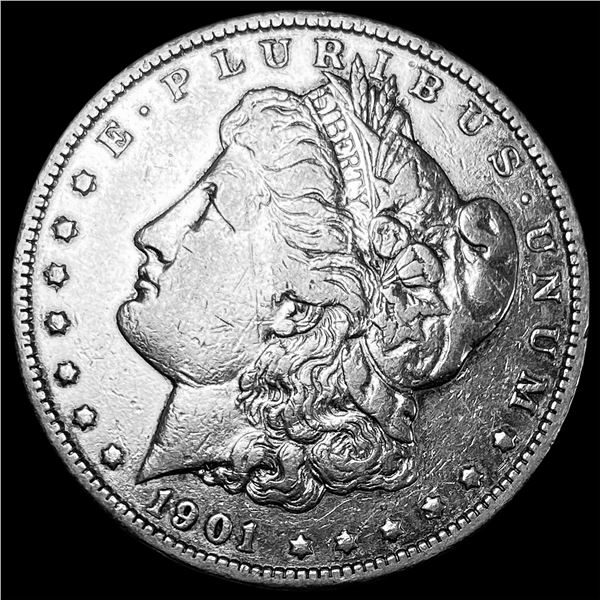 1901 Morgan Silver Dollar NEARLY UNCIRCULATED