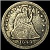 Image 1 : 1844-O Seated Liberty Quarter ABOUT UNCIRCULATED