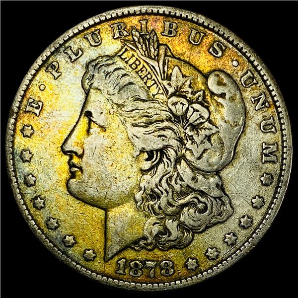 1878 8TF Silver Morgan Dollar ABOUT UNCIRCULATED