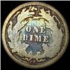 Image 2 : 1876-CC Silver Seated Liberty Dime NICELY CIRCULATED