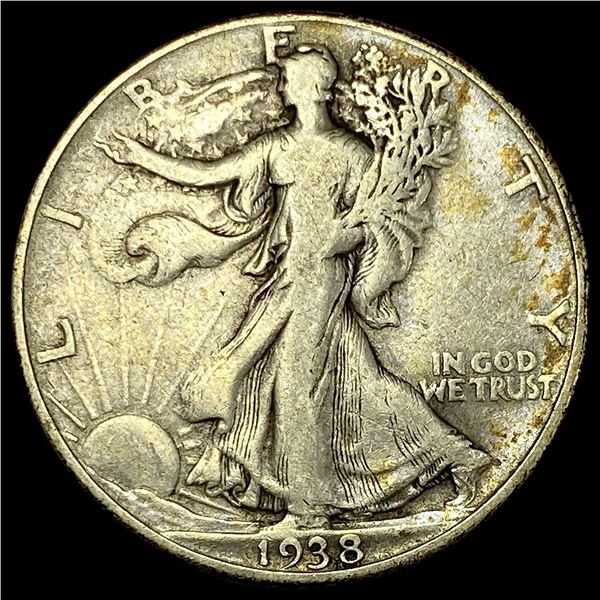 1938-D Walking Liberty Half Dollar LIGHTLY CIRCULATED