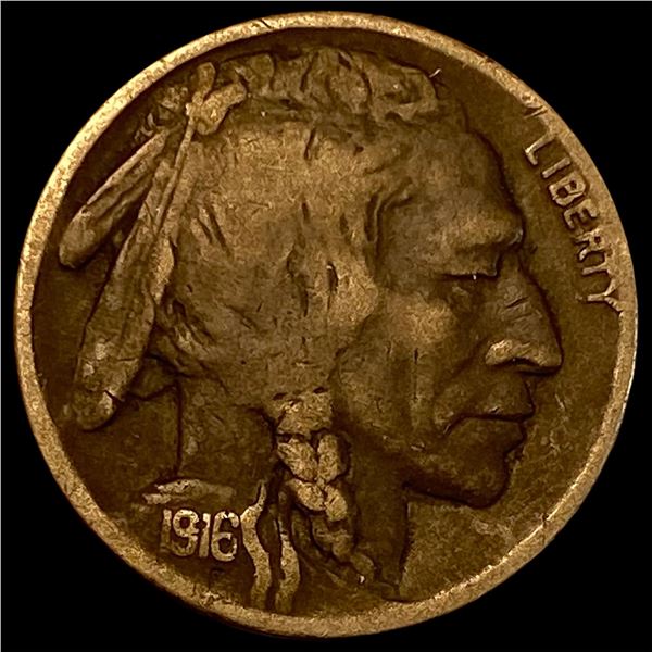 1916-S Buffalo Nickel LIGHTLY CIRCULATED