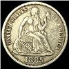 Image 1 : 1885 Seated Liberty Dime NEARLY UNCIRCULATED