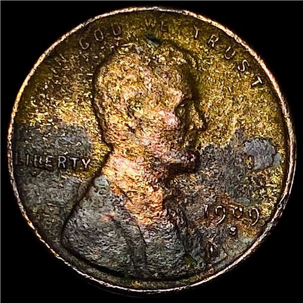 1909-S Lincoln Wheat Cent NICELY CIRCULATED
