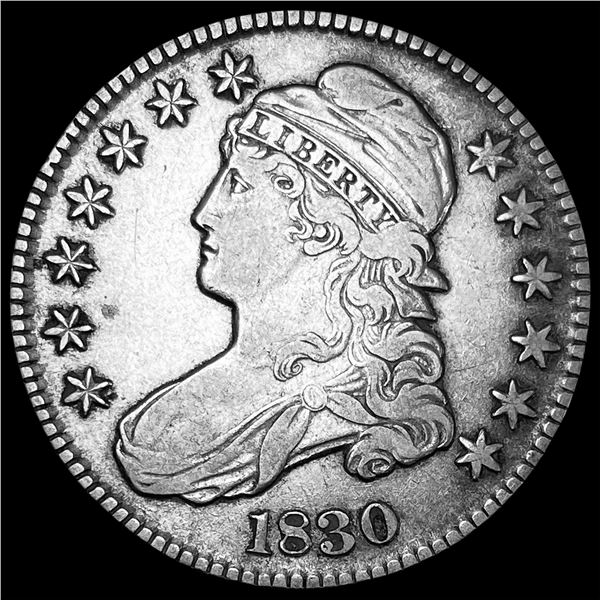 1830 Capped Bust Half Dollar ABOUT UNCIRCULATED