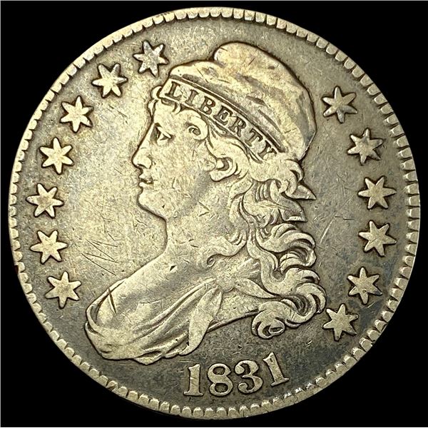 1831 Capped Bust Half Dollar LIGHTLY CIRCULATED