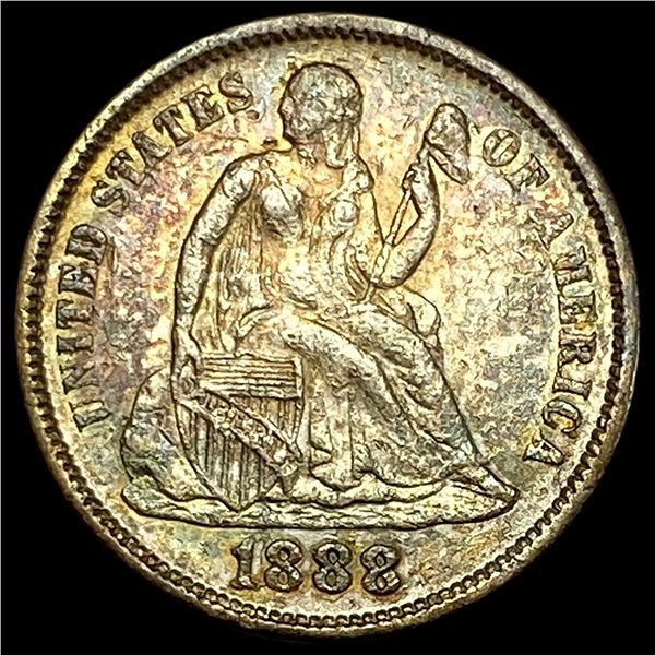 1888 Seated Liberty Dime UNCIRCULATED
