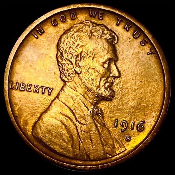1916-S Lincoln Wheat Cent UNCIRCULATED