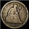 Image 1 : 1875-S Twenty Cent Piece ABOUT UNCIRCULATED