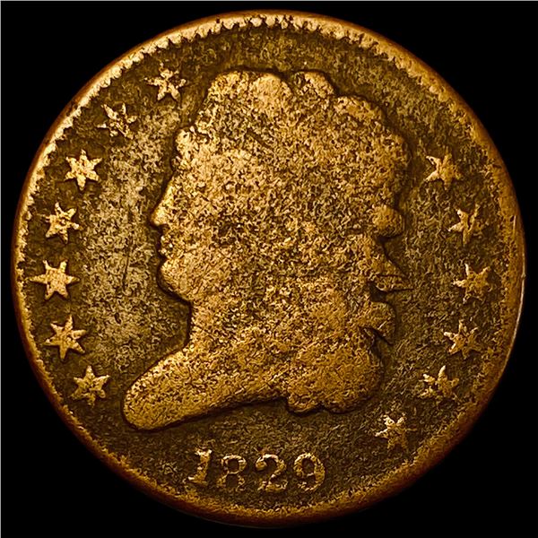 1829 Classic Head Half Cent NICELY CIRCULATED
