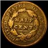 Image 2 : 1829 Classic Head Half Cent NICELY CIRCULATED