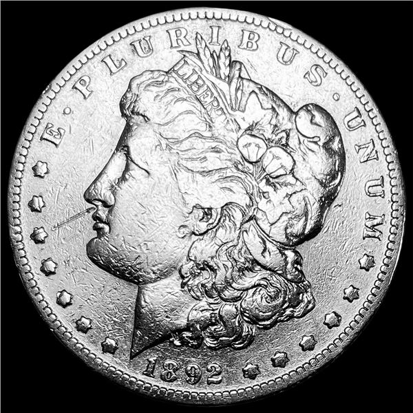 1892-S Silver Morgan Dollar ABOUT UNCIRCULATED