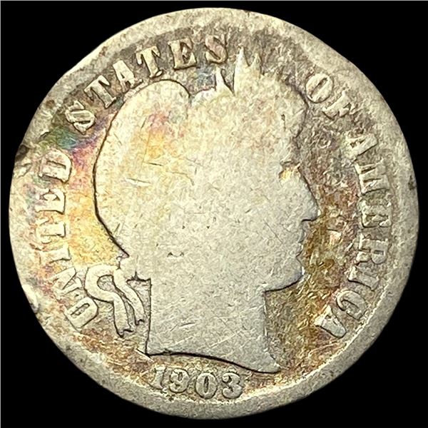 1903-S Barber Dime NICELY CIRCULATED