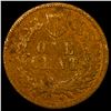 Image 2 : 1869 Indian Head Cent NICELY CIRCULATED