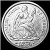 Image 1 : 1874 Silver Seated Liberty Dime CLOSELY UNCIRCULATED