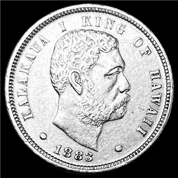 1883 Hawaii Silver Dime CLOSELY UNCIRCULATED