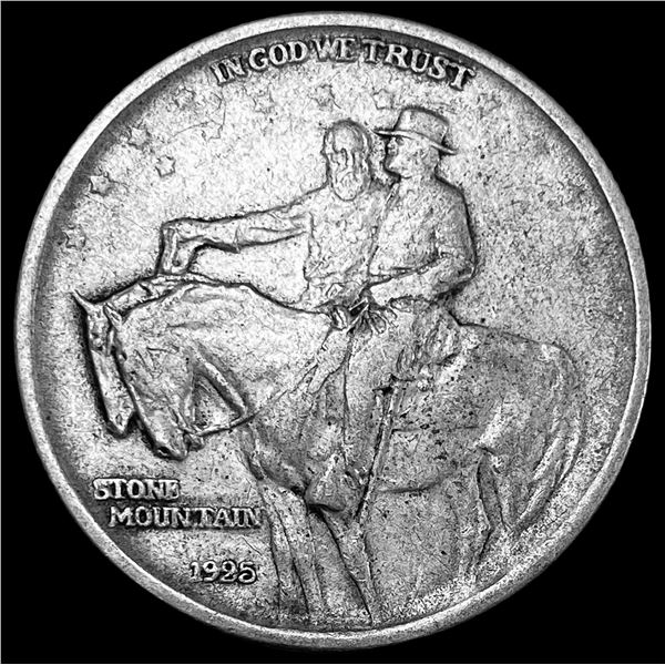 1925 Stone Mountain Half Dollar NEARLY UNCIRCULATED