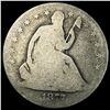 Image 1 : 1877-CC Seated Liberty Half Dollar NICELY CIRCULATED