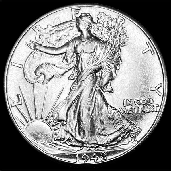 1942 Walking Liberty Half Dollar CHOICE BU