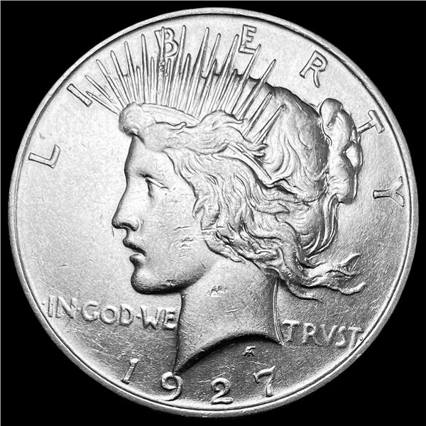 1927-D Silver Peace Dollar CHOICE AU