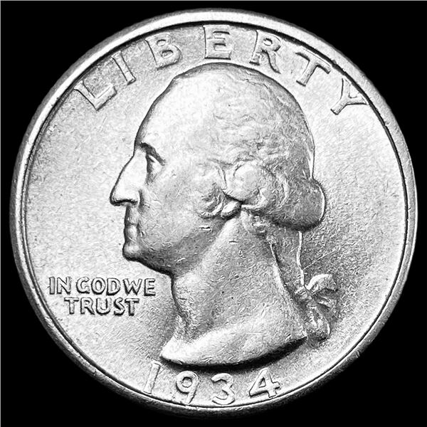 1934 Silver Washington Quarter CLOSELY UNCIRCULATED