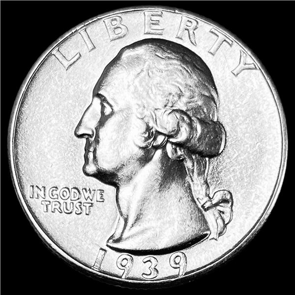 1939 Washington Silver Quarter CHOICE BU