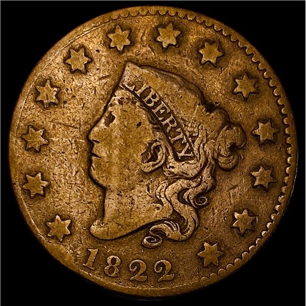 1822 Classic Head Large Cent NICELY CIRCULATED