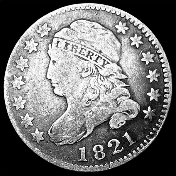 1821 Capped Bust Dime NICELY CIRCULATED