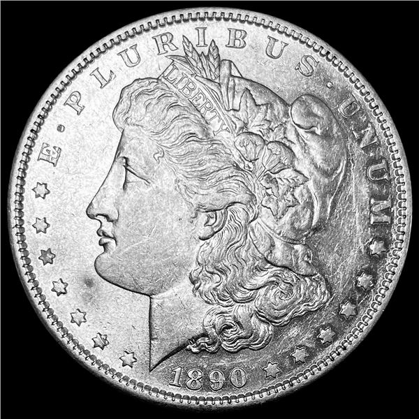 1890-S Silver Morgan Dollar CHOICE AU