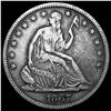 Image 1 : 1867-S Seated Liberty Half Dollar NEARLY UNCIRCULATED