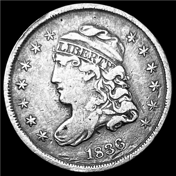 1836 Capped Bust Half Dime NEARLY UNCIRCULATED
