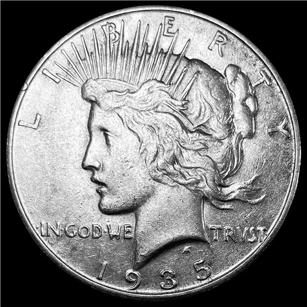 1935-S Silver Peace Dollar CLOSELY UNCIRCULATED