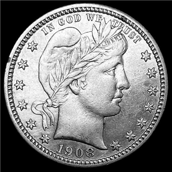1908-D Silver Barber Quarter HIGH GRADE