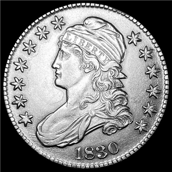 1830 Capped Bust Half Dollar CLOSELY UNCIRCULATED