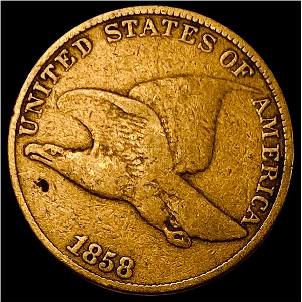 1858 Flying Eagle Cent NICELY CIRCULATED