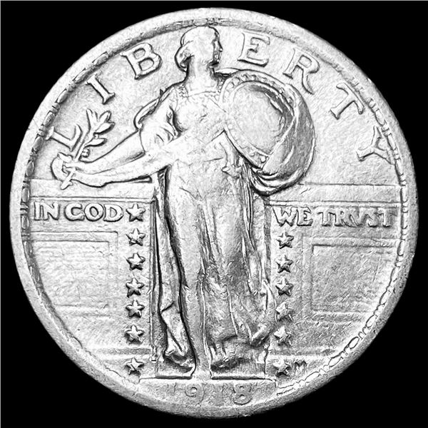 1918 Standing Liberty Quarter ABOUT UNCIRCULATED