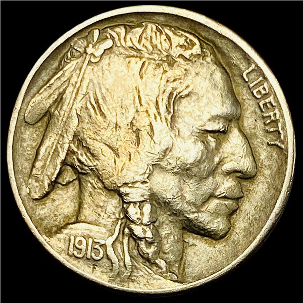 1913-D Type 1 Buffalo Nickel CLOSELY UNCIRCULATED