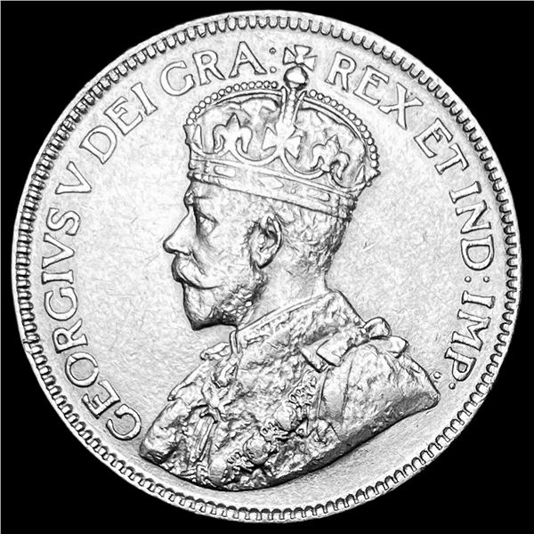 1917 Canada Silver 25 Cents CLOSELY UNCIRCULATED