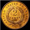 Image 2 : 1866 Copper 2 Cents UNCIRCULATED