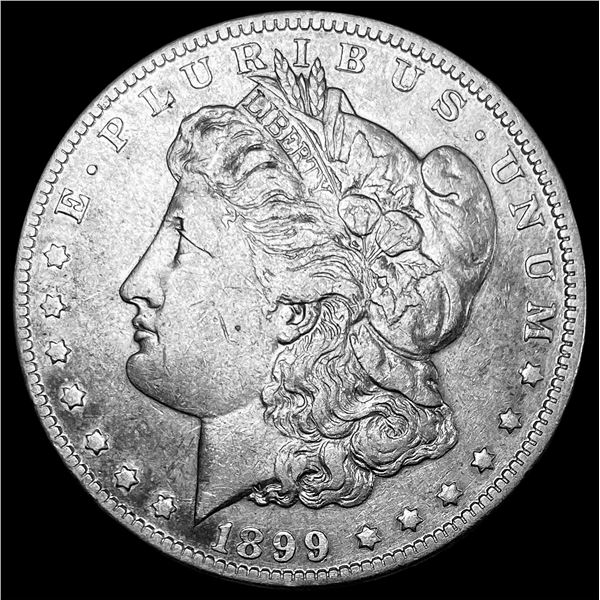 1899 Micro O Silver Morgan Dollar NEARLY UNCIRCULATED