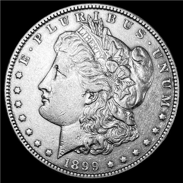 1899 Toned Silver Morgan Dollar CLOSELY UNCIRCULATED